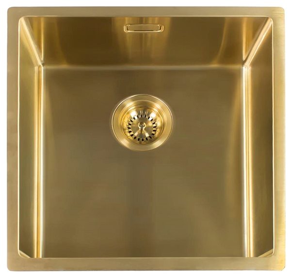 Ceramic Sink REGINOX SET Miami 500 Gold + faucet Cano + accessories Gold ...