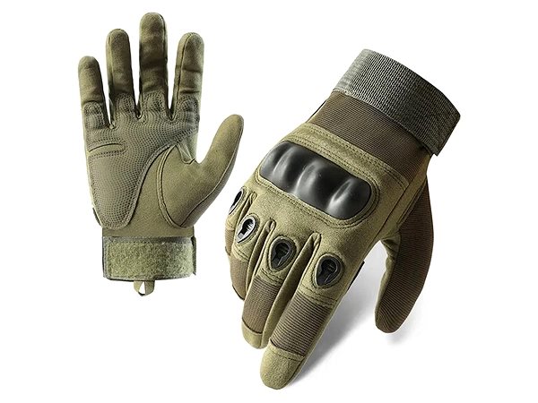Pracovné rukavice Verk 14456 Taktické rukavice veľ. XL, kaki ...