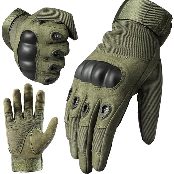 Pracovné rukavice Verk 14456 Taktické rukavice veľ. XL, kaki ...