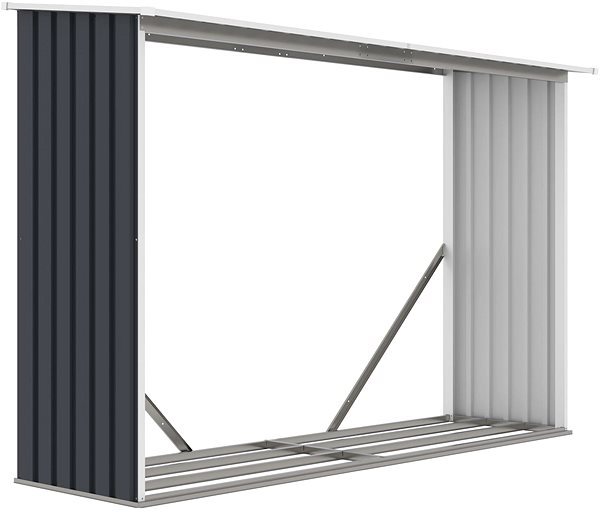 G21 Log Cabin WOH 181 - 242 × 75 cm, anthracite .
