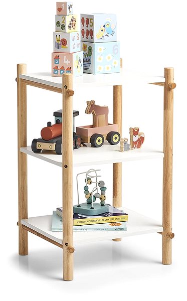 Shelving Unit ZELLER Children's shelf, storage shelf, white 35 × 35 × 58,5 cm ...