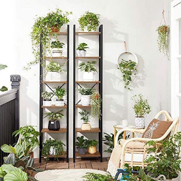 Shelving Unit VASAGLE Bookcase narrow 6 shelves, 40 × 30 × 187,5 cm ...