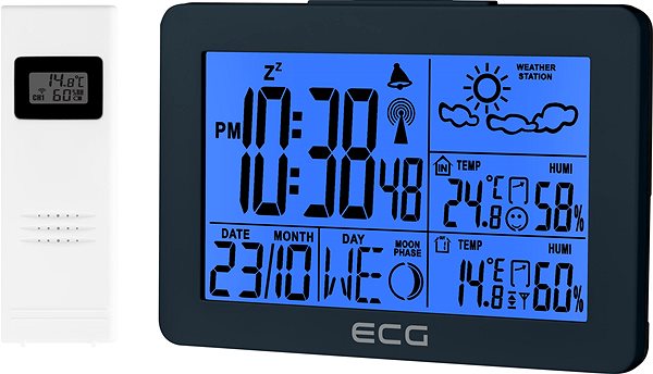 Meteostanica ECG MS 200 Grey ...