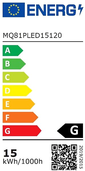 Ceiling light Aca Decor Woody 15 W / 230 V / 2700 K / 1440 lm Energy label