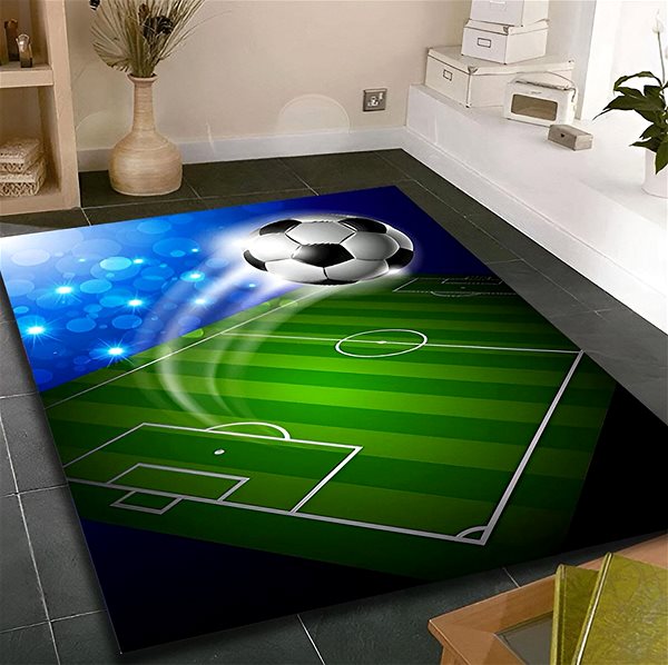 Koberec Excellent Originálny kusový koberec 120 × 160 cm – Futbalové ihrisko ...