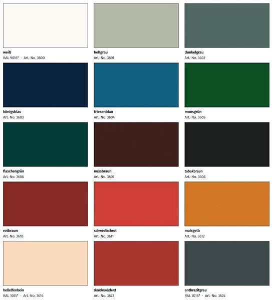 Remmers DF Wood Cover Paint 0,75 l Skandinavischrot / Scandinavian Red .