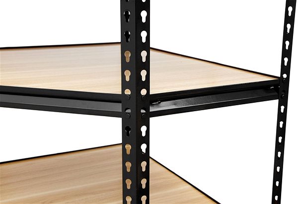 Shelving Unit AHProfi Corner shelving unit, 5 shelves, 90 × 90 × 183 cm ...