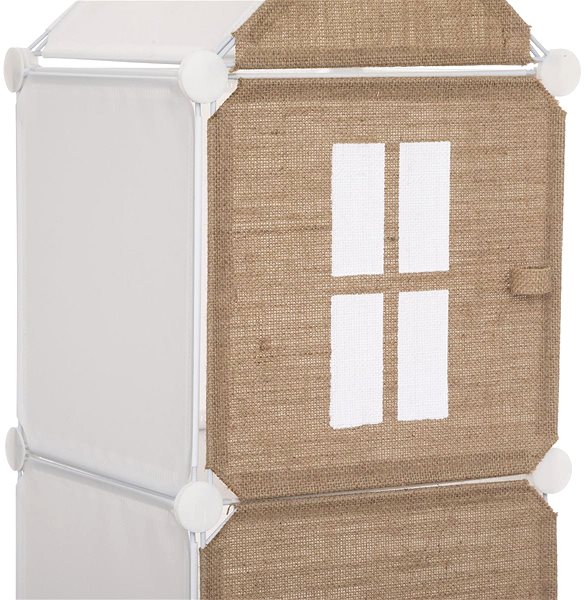Shelving Unit Atmosphera Modular toy rack jute ...