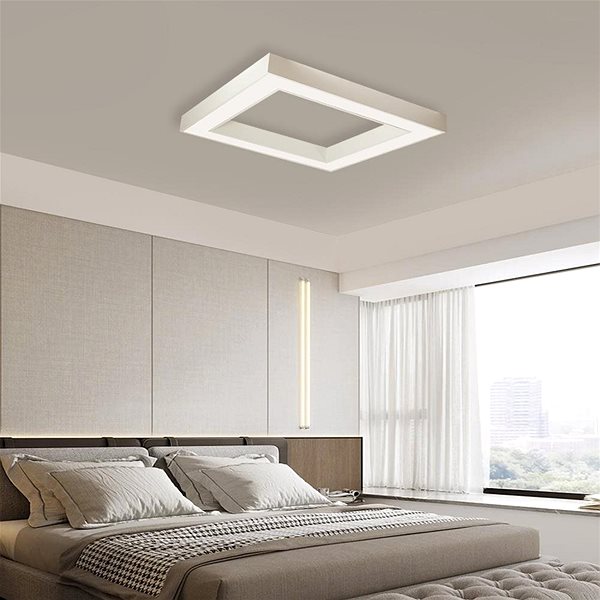 Ceiling Light IMMAX NEO CANTO SLIM Smart 80 × 80 cm 60 W Zigbee 3.0, white ...