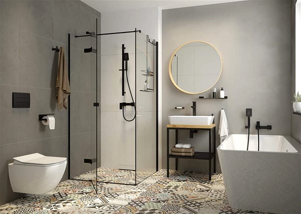 Tap Deante Anemon black - Bathroom mixer ...