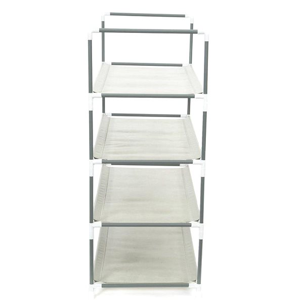 Cipőtartó Compactor Salome Cipőtartó, 4 szintes, 12 pár cipő, műanyag, 58,5×29,5×70,5 cm ...