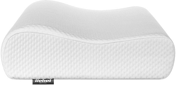 Anatomical pillow Rebel RBA-6000 Orthopedic pillow made of memory foam, white .