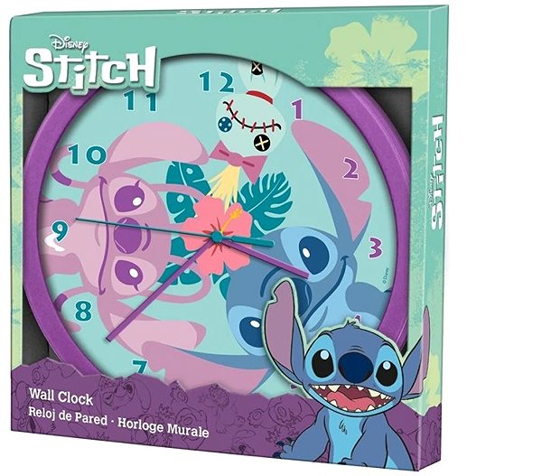 Wall Clock Lilo & Stitch: Stitch Angel - clock ...