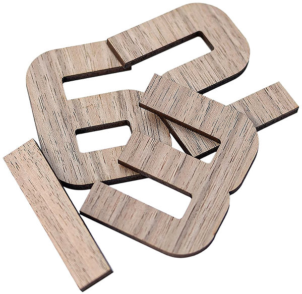 Wall Clock PRIM Completely Silent wooden sticky clock - dark brown ...