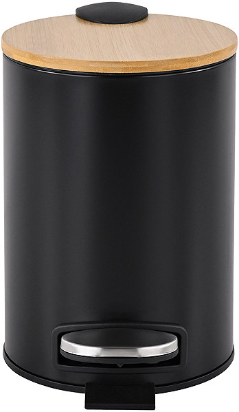 Rubbish Bin Teesa TSA0407 Bathroom waste basket 3 l, black ...