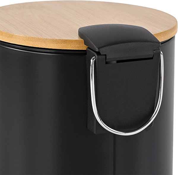 Rubbish Bin Teesa TSA0407 Bathroom waste basket 3 l, black ...