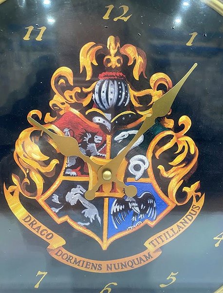 Wall Clock Harry Potter: Hogwarts crest - wall clock ...