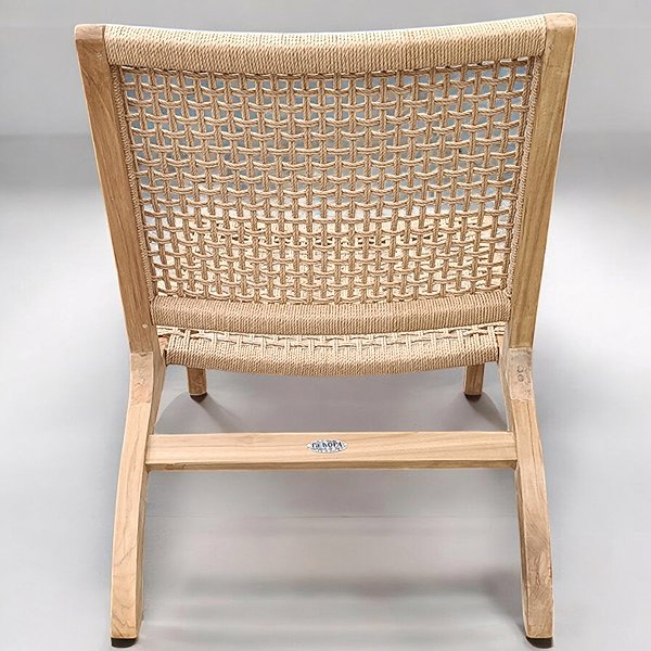 FaKOPA Teak Armchair with Calma Weave.