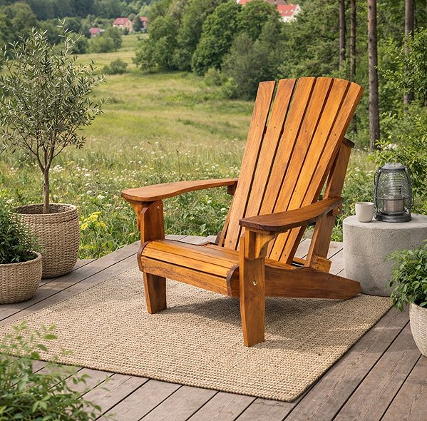 FaKOPA Matteo Folding Teak Armchair.