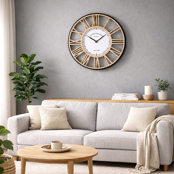 Wall Clock DOCHTMANN Wall analogue clock 50 cm ...