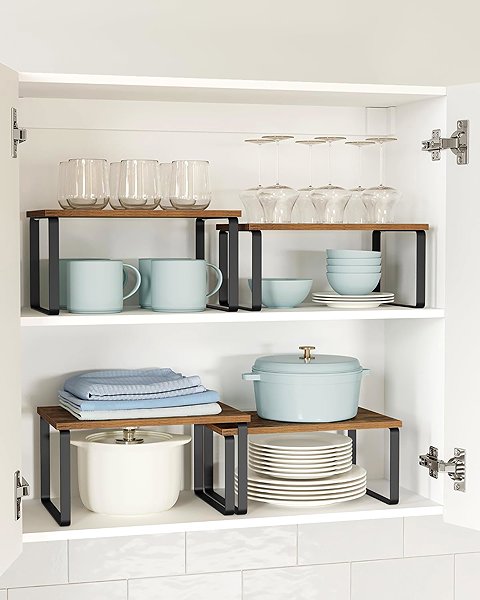 Shelving Unit Songmics and Vasagle Set of 2 kitchen shelves Mojer brown/black ...