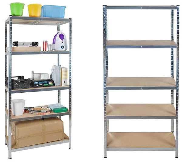 Shelving Unit Malatec 2721 Shelf 220 × 100 × 45 cm ...