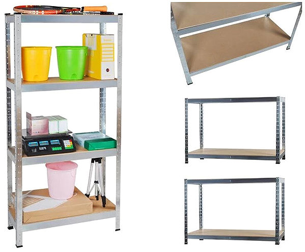 Shelving Unit Malatec 3191 180 × 90 × 40 cm HQ ...