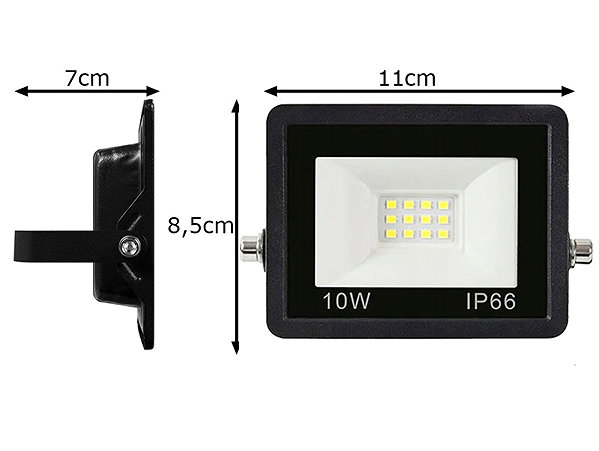 LED Reflector Verk 12341 Halogen LED spotlight 10 W, 6000 K, IP66 ...