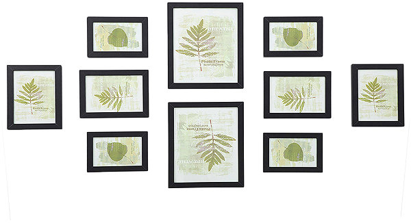Photo Frame SONGMICS Set of photo frames 10 pcs, black ...