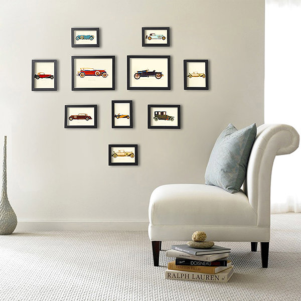 Photo Frame SONGMICS Set of photo frames 10 pcs, black ...