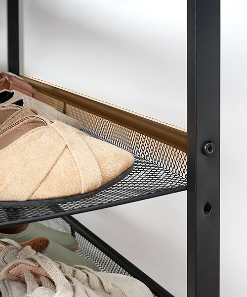Shoe Rack Songmics and Vasagle Melas 81 cm, black-brown ...