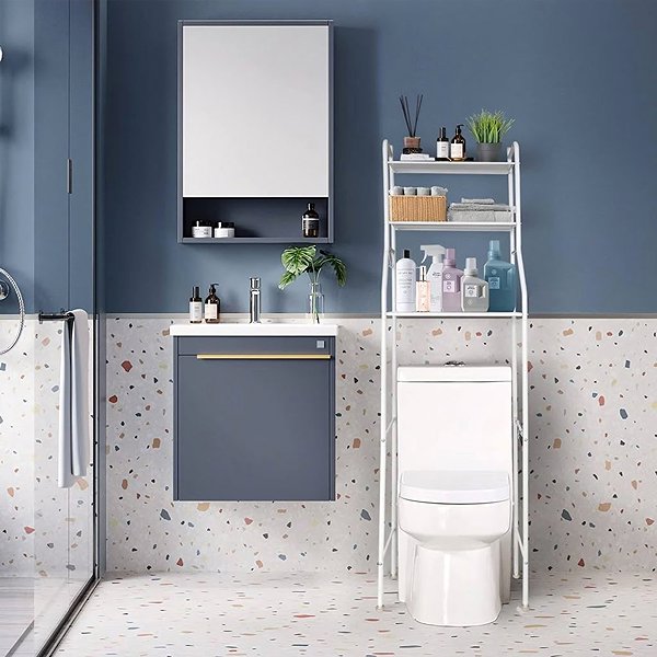 Shelving Unit RETOO Bathroom Shelf Over Toilet ...