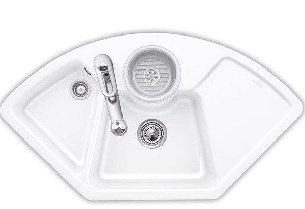 Ceramic Sink Villeroy & Boch Solo Corner 1075.20R White ceramic ...
