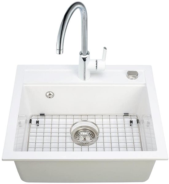 Ceramic Sink Aquasanita Turtl Quadro 565E alba ...