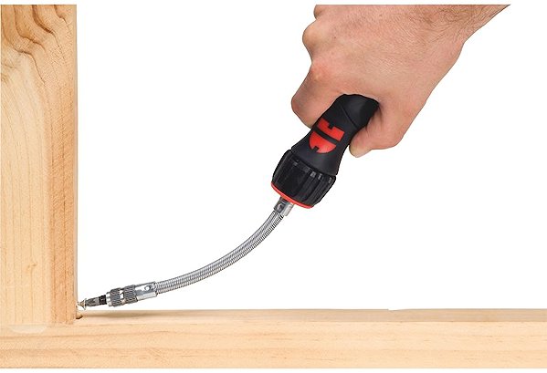 WÜRTH pistol grip multi-bit ratchet screwdriver, with LED, 37 pcs.