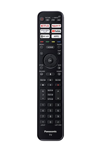 Television 75 “Panasonic TX-75JX940E Remote control