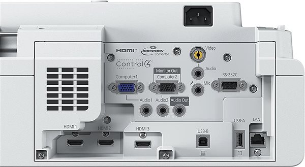 Projektor Epson EB-735F Možnosti pripojenia (porty)