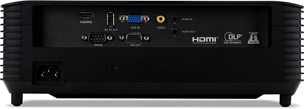Projektor Acer X1128H Možnosti pripojenia (porty)