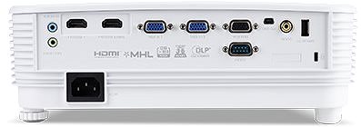 Projector Acer P1155 Connectivity (ports)