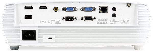 Projektor Acer P5630 Csatlakozási lehetőségek (portok)