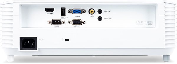 Projektor Acer S1286H Short Throw Možnosti pripojenia (porty)