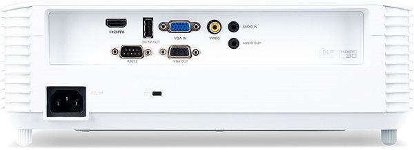 Beamer Acer S1386WH Short Throw Anschlussmöglichkeiten (Ports)