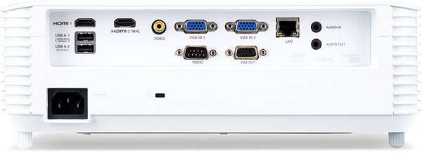 Projector Acer S1386WHn Short Throw Connectivity (ports)