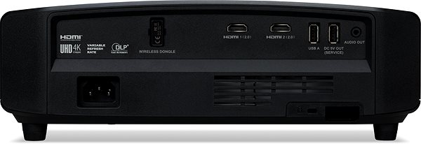 Projektor Acer Predator GD711 Csatlakozási lehetőségek (portok)
