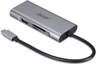 Replikátor portov Acer USB-C Docking Station 7v1 Bočný pohľad