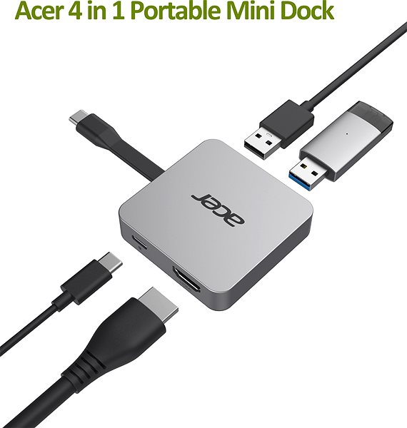 Dokovacia stanica Acer 4 in 1 Type C dongle ...