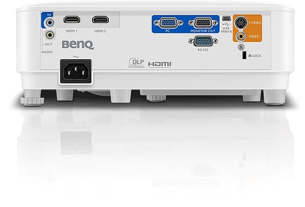 Projektor BenQ MS550 Csatlakozási lehetőségek (portok)