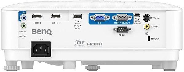 Projector BenQ MX560 Connectivity (ports)