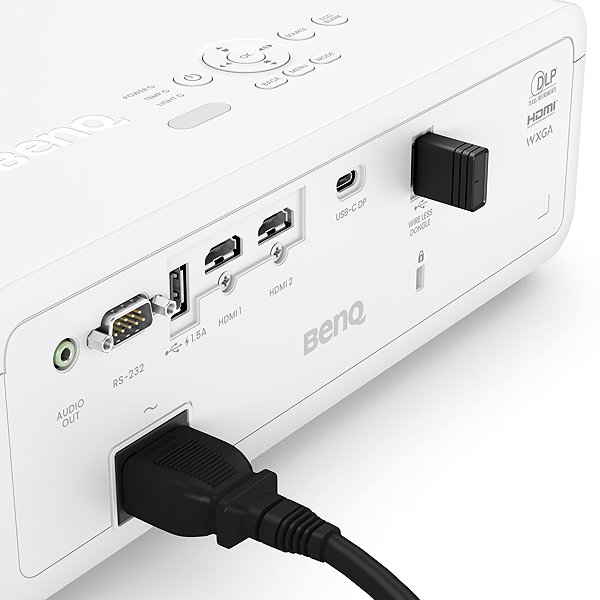 Projector BenQ LW650 Back page