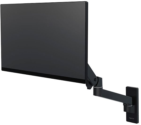 Monitor Arm ERGOTRON LX Pro Wall Monitor Arm, wall mounted flexible arm, black ...